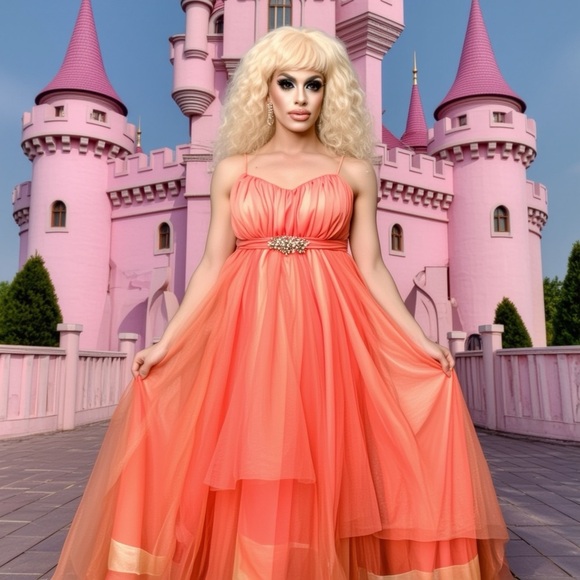 Alyce Paris Dresses & Skirts - Orange Gorgeous Size 12 Prom Formal Dress By Alyce Designs